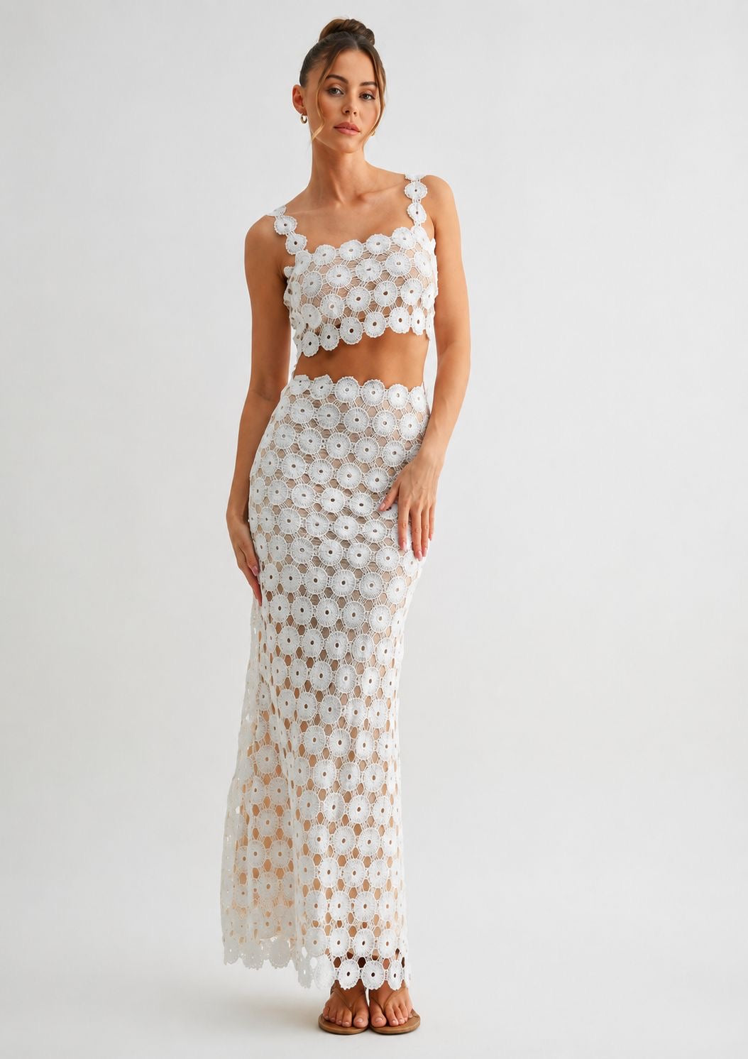 ISLA CROCHET LACE MAXI SET