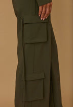 OLIVE BLAZER CARGO SETS