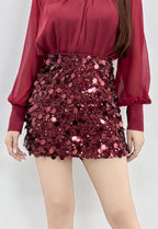 PAILLETTE SEQUIN MINI SKIRT