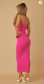 Casual Two Piece Pink Set