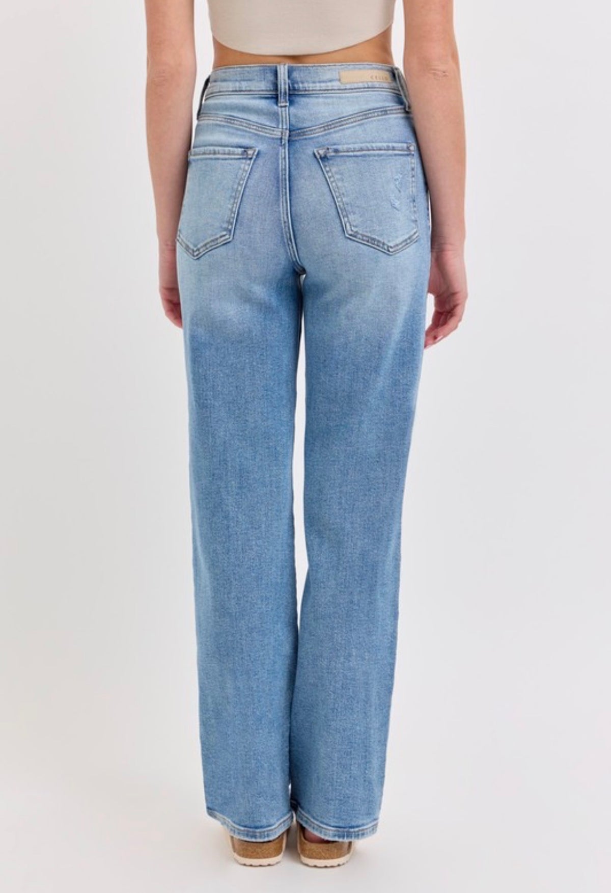 SUPER HIGH RISE DAD JEANS