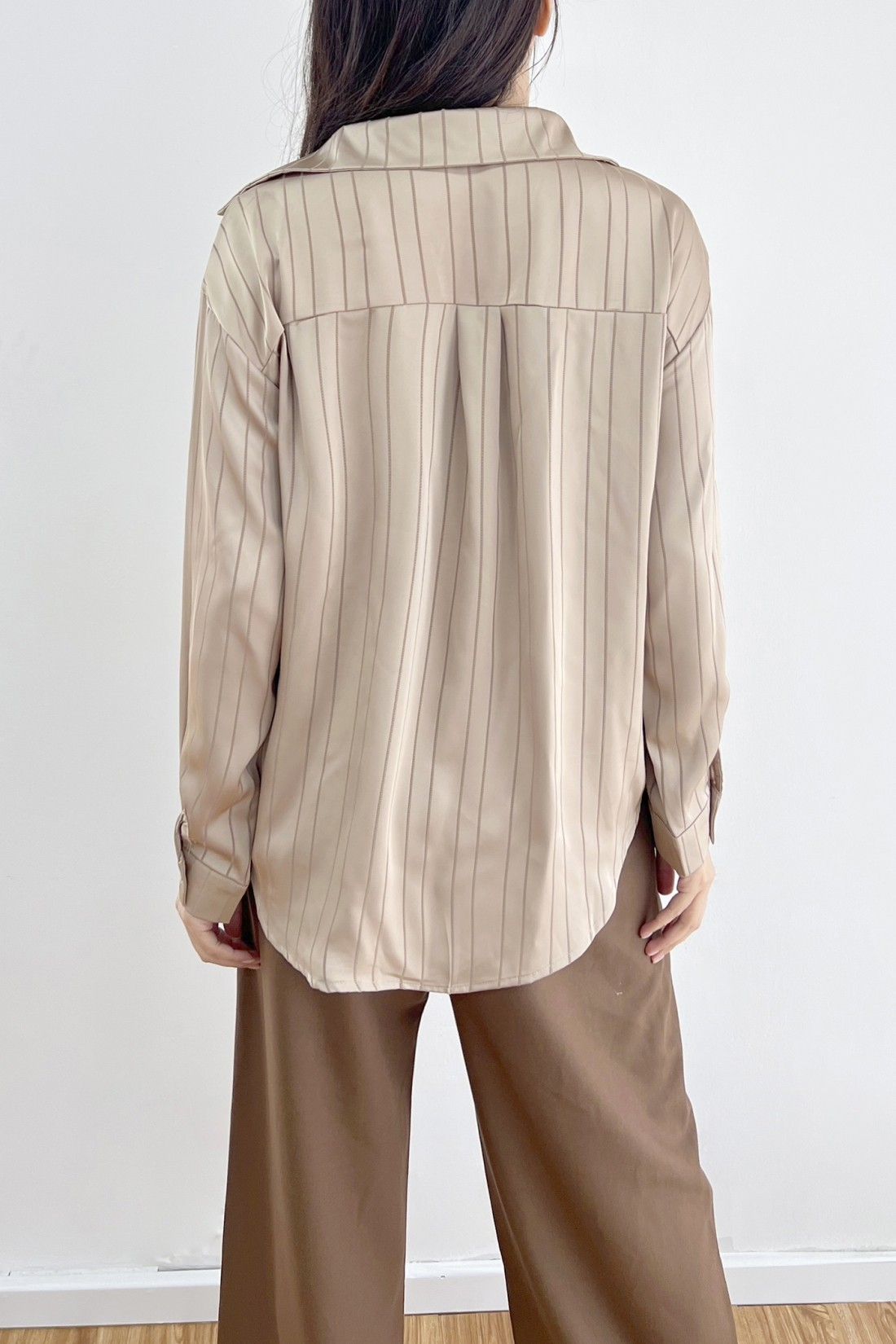 Shirt With Crochet Flower