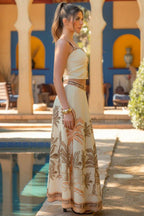 Tropical Print Two-Piece Set