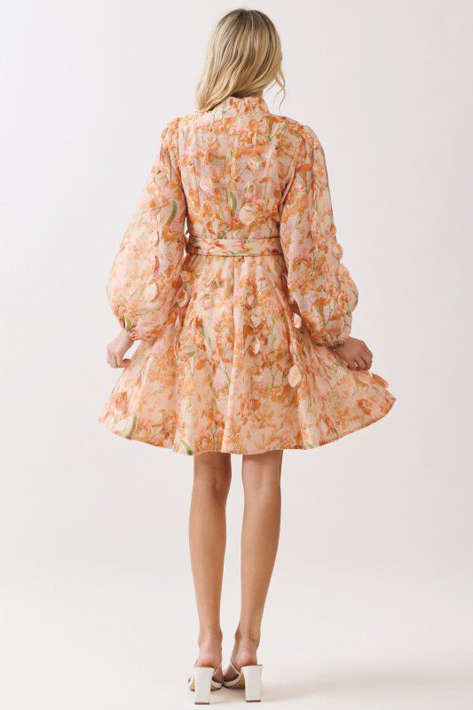Floral Belted Dress