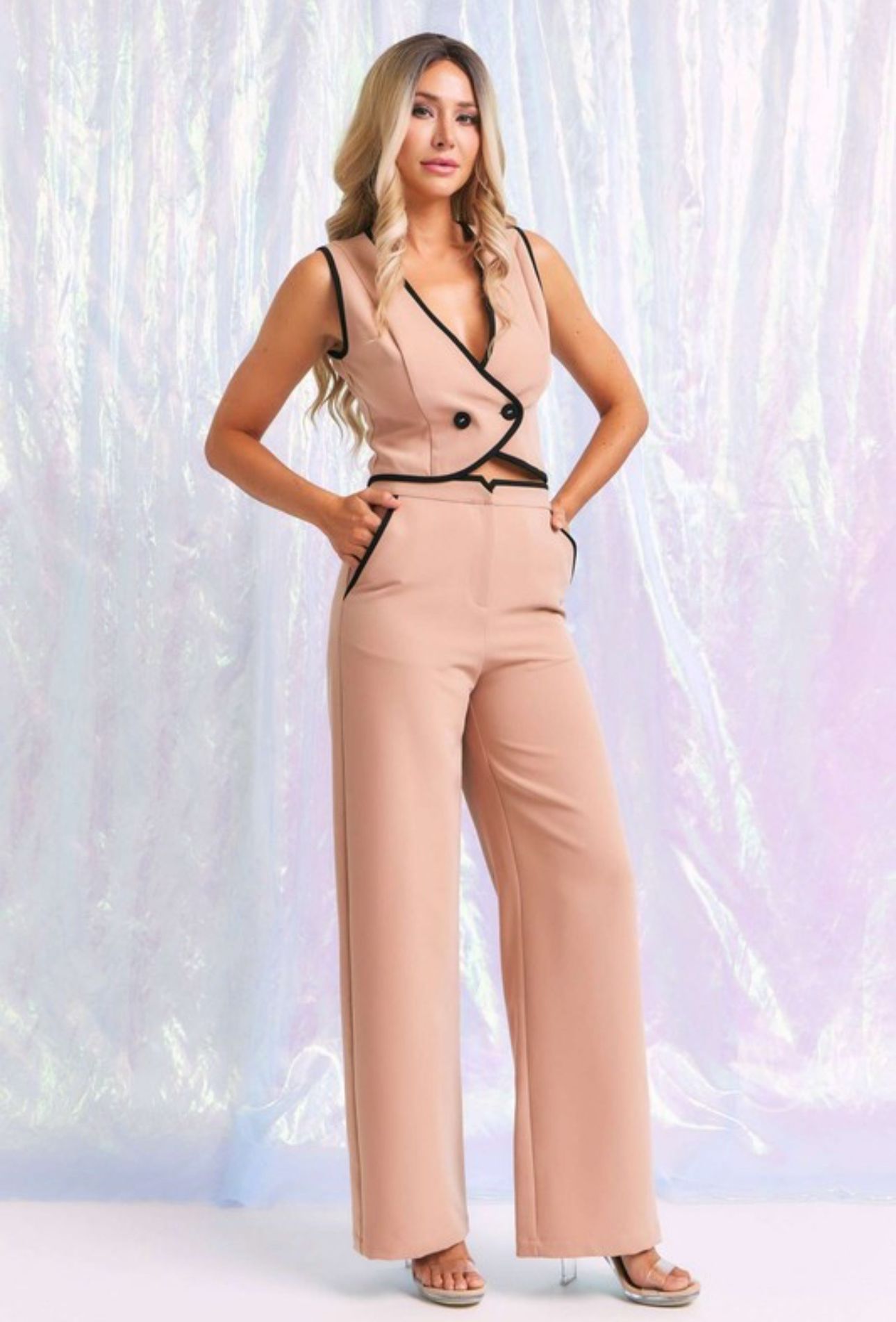 Modern Crop Top & Pants Set