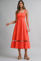 Sunset Glow Midi Dress