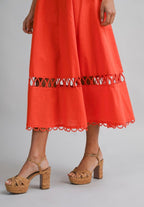 Sunset Glow Midi Dress
