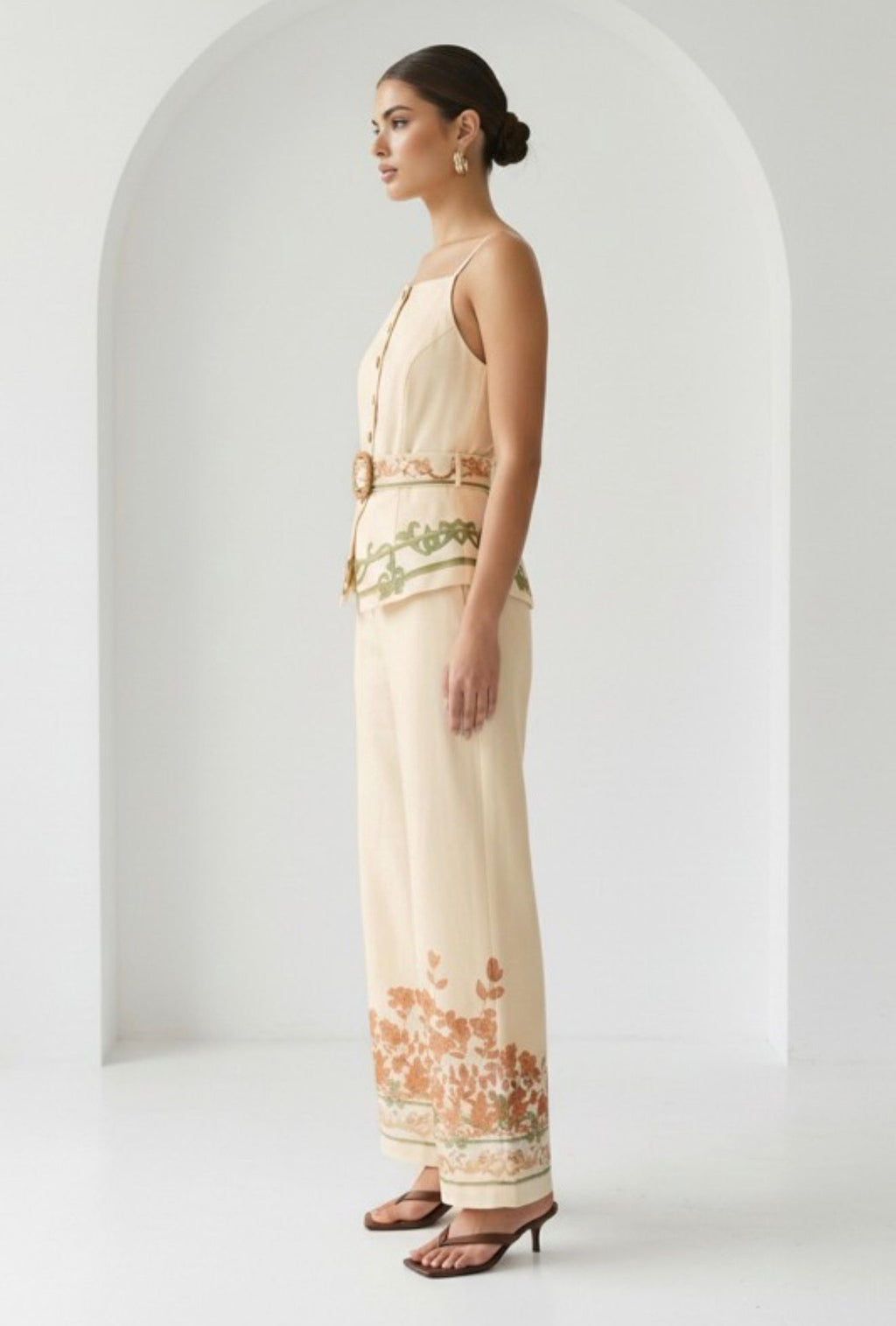 Tropical Luxe Wide-Leg Set