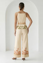 Tropical Luxe Wide-Leg Set