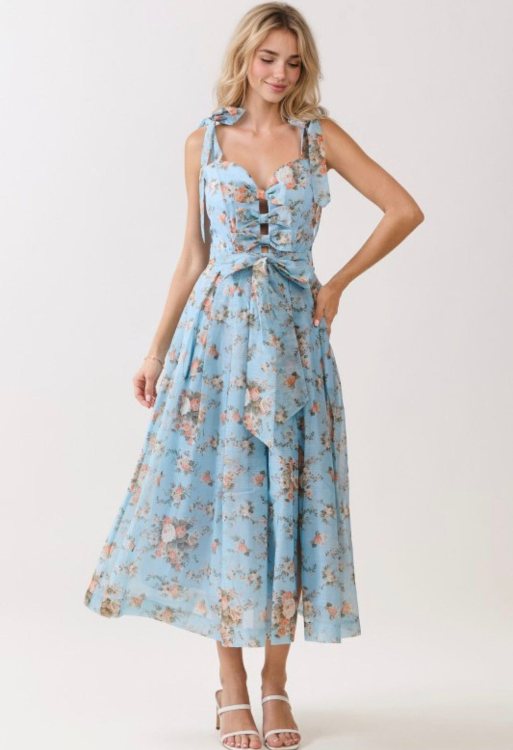 Floral Breeze Midi Dress