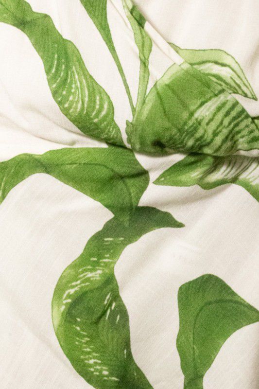 Leaf Print Top and Pant Set